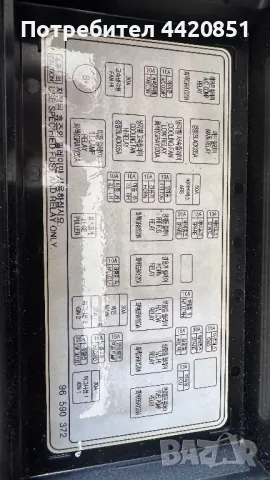 Контролен Модул (Бушонно Табло BSI / BSM ) за Chevrolet Matiz - 96590372, снимка 2 - Части - 50378369