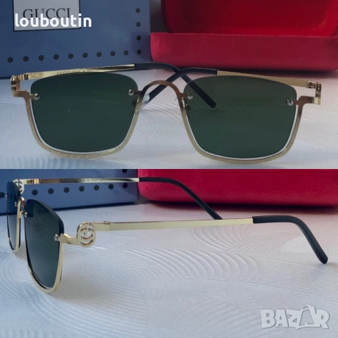 GUCCI 1:1 дамски слънчеви очила правоъгълни 4 цвята, снимка 2 - Слънчеви и диоптрични очила - 52915236