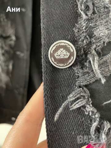 Дънков елек с ресни FORNARINA, снимка 3 - Елеци - 44418761