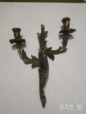 бароков свещник за стена , снимка 3 - Антикварни и старинни предмети - 39663251