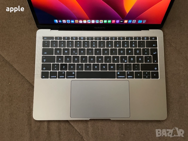 13" MacBook Pro A1708 (2017) Space Gray-16GB RAM/128GB SSD , снимка 2 - Лаптопи за работа - 49149135