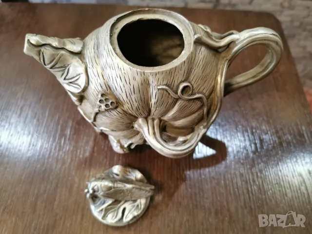 стара кана от тибетско сребро, снимка 6 - Антикварни и старинни предмети - 49243202