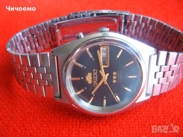 Orient Crystal 3 Stars Automatic Japan  мъжки ръчен часовник, снимка 8 - Антикварни и старинни предмети - 55924315