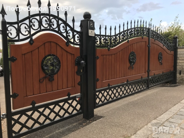 Врати, порти, портали, огради, парапети, беседки от ковано желязо и дърво., снимка 3 - Други - 52489427