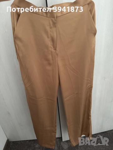 Сатенен дамски панталон H&M