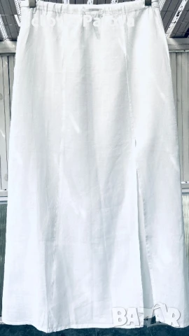 Екстравагантна ленена пола NUVOLA Италия, снимка 5 - Поли - 51228026