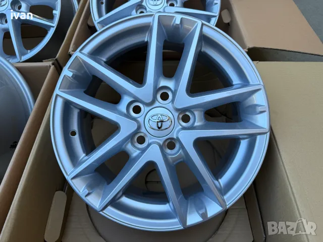 4бр. чисто нови оригинални алуминиеви джанти TOYOTA 16'' 5x114.3 , централен отвор 60.1 , ET45, 6.5J, снимка 2 - Гуми и джанти - 43472555