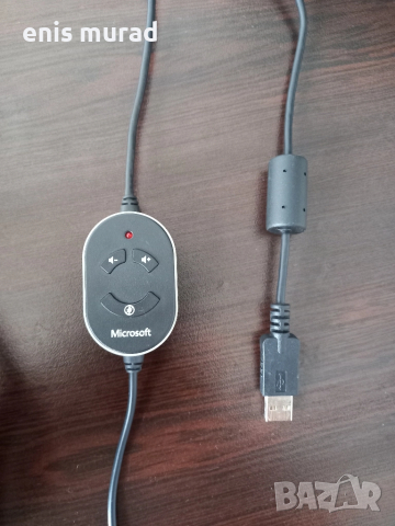 Слушалки Microsoft LifeChat LX-3000 с микрофон – USB, отлично състояние, снимка 5 - Слушалки за компютър - 51946719