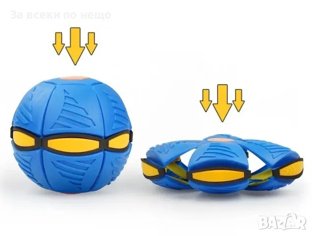 Трансформираща се летяща топка с LED светлини, снимка 2 - Детски топки - 48688917