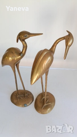 ​„Танцът на чаплите – символ на дълголетие, мир  благородство и семейно щастие., снимка 4 - Статуетки - 53114567