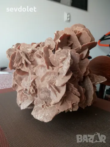 Прекрасна и огромна Пустинна роза от Сахара.Цената е твърда., снимка 4 - Декорация за дома - 47359917