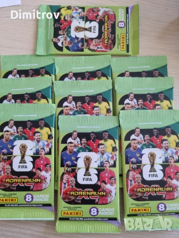 Panini World cup 2026 - пакети 10 броя