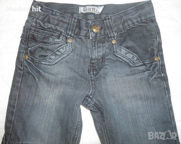 Сиво - черни дънки за момче размер 116 см., снимка 3 - Детски панталони и дънки - 34118878
