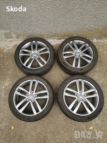 джанти vw touran golf 17 5x112 , снимка 7 - Гуми и джанти - 56477252