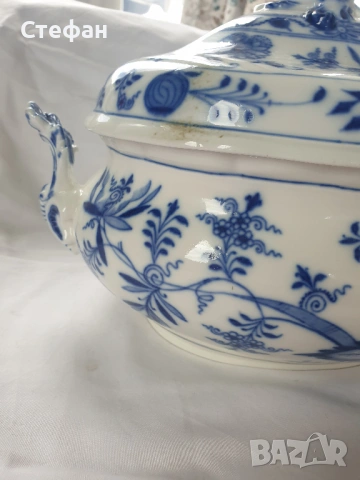 Порцеланов терин Майсен, снимка 2 - Антикварни и старинни предмети - 54307136