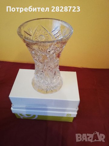 Кристална ваза , снимка 1 - Вази - 37698786