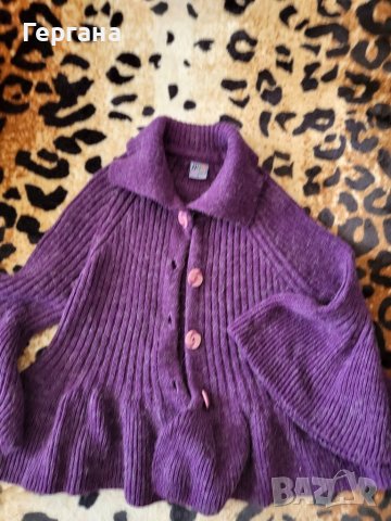 Детска жилетка пелерина, снимка 2 - Детски пуловери и жилетки - 37885680