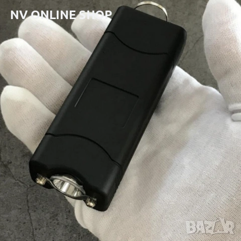 Устройство за самозащита - електрошок 5000K V и LED фенер – компактно, презареждаемо