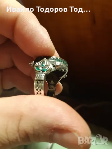 Мъжки бутиков сребърен пръстен ръчна изработка , снимка 4 - Пръстени - 48372546