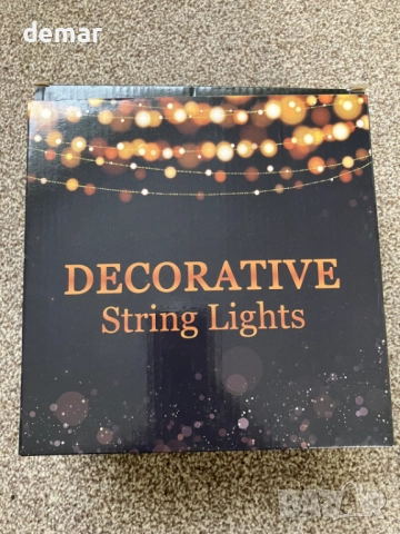 40 метра 800 LED коледни лампички с дистанционно и таймер, 8 режима, студено бяло, снимка 8 - Декорация за дома - 52847061