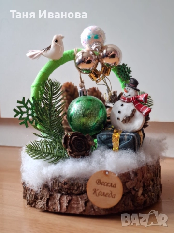 Ръчно изработени коледни сувенири, снимка 5 - Декорация за дома - 52789074