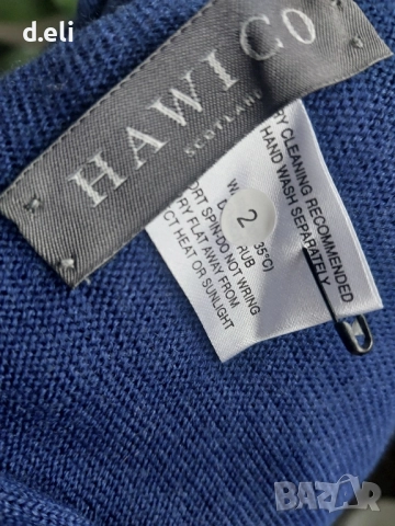 HAWICO Scotland и Dalle piane. Italy. Нови големи  шал 190/55 см. Вълна, Кашмир