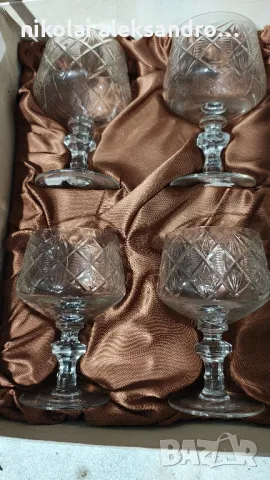 комплект кристални чаши, снимка 5 - Чаши - 48360218