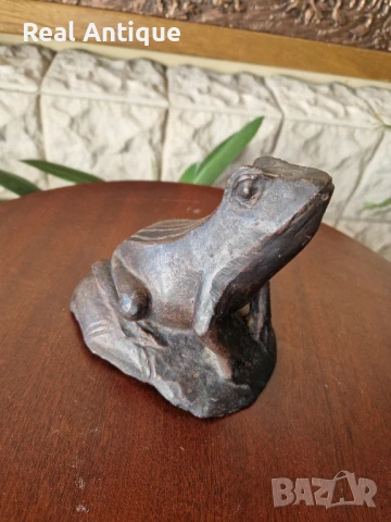 Уникална антикварна английска чугунена фигура статуетка от 19 век, снимка 3 - Статуетки - 50605428