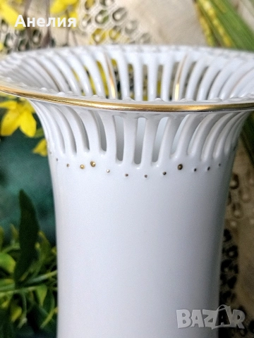  Ваза с ажур, снимка 5 - Вази - 52620865