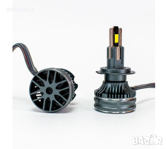 LED Крушки H7 100w 10000LM,12-24v canbus, снимка 10 - Аксесоари и консумативи - 54354265