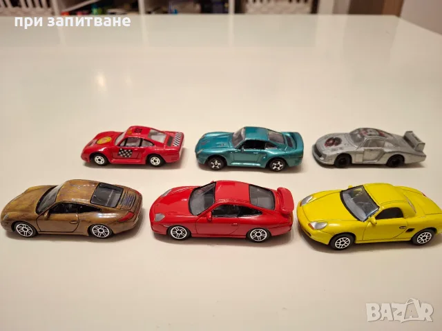 Метални Porsche, 1/ 58- 1/64, 6 броя., снимка 4 - Колекции - 46412143