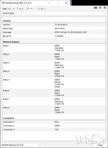 Видео карта NVidia GeForce Asus GT610 HDMI 1024MB GDDR3 64bit PCI-E, снимка 12 - Видеокарти - 47839673