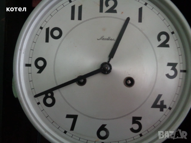 Продавам ретро немски стенен часовник Mauthe – 1950-те, снимка 4 - Мъжки - 54133585