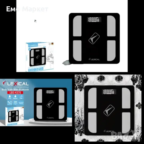 Електронен смарт кантар с bluetooth LBS-4370