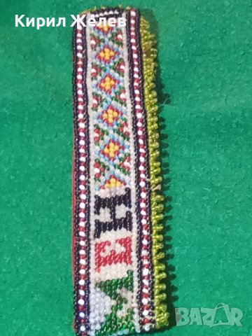 СПОМЕН Старинно МЪНИСТЕНО УКРАШЕНИЕ НАКИТ ШИРИТ 20те ГОДИНИ на 20ти ВЕК МАЙСТОРСКИ УНИКАТ БИЖУ 30686, снимка 3 - Антикварни и старинни предмети - 37851442