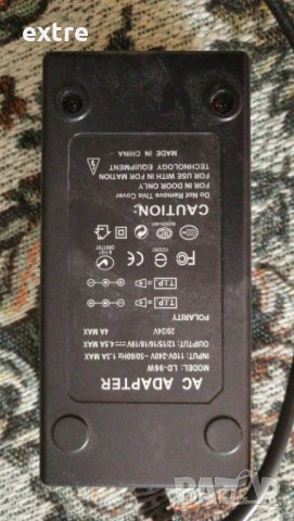 Универсално зарядно за лаптоп  LD-96W  Output: 12/15/16/18/19V  4.5A Max, 20/24V 4A Max