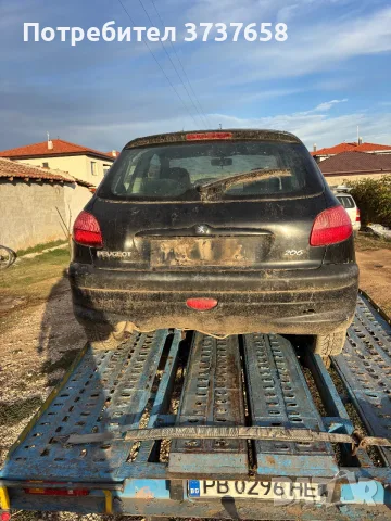 Пежо 206 на части, снимка 4 - Автомобили и джипове - 56522045