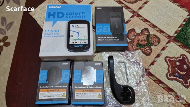 Велокомпютър с навигация GEOID CC600., снимка 8 - Аксесоари за велосипеди - 51196841