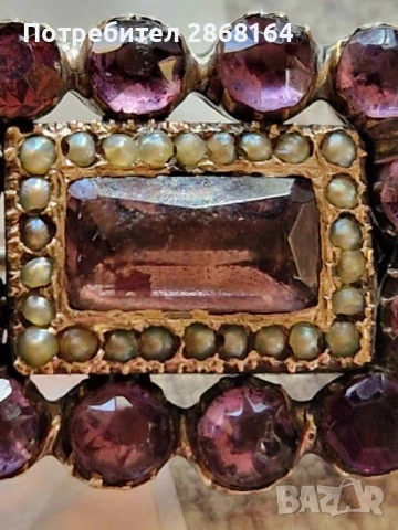 Стара брошка, снимка 3 - Антикварни и старинни предмети - 53028296