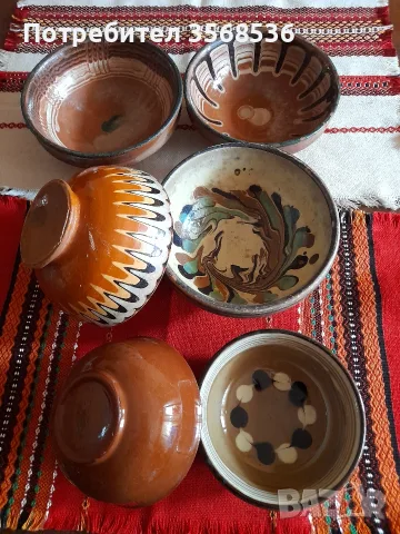 Керамични изделия Гювеч,чинии,купички и др., снимка 6 - Прибори за хранене, готвене и сервиране - 55893801