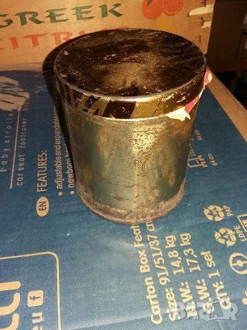 Кутия с черна боя за обувки от соца, снимка 3 - Други ценни предмети - 31001479