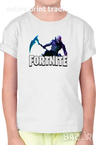 Детска тениска Фортнайт Fortnite Skull Trooper 03, снимка 17 - Детски тениски и потници - 48524418
