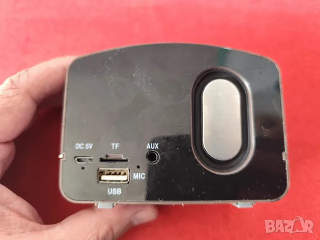 Bluetooth тонколона с дизайн на ретро радио, снимка 2 - Bluetooth тонколони - 47887841