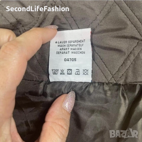 Ted Lapidus дамско яке размер М-L сиво оригинал , снимка 3 - Якета - 54174759