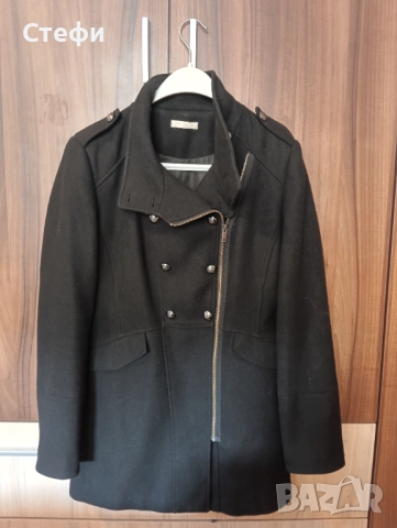 Дамско палто от плат номер L, снимка 3 - Палта, манта - 52919927