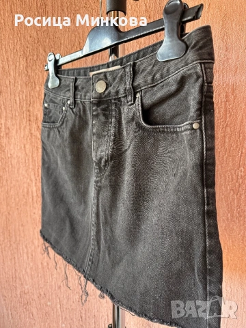 Дънкова къса пола ASOS, снимка 3 - Поли - 54053659