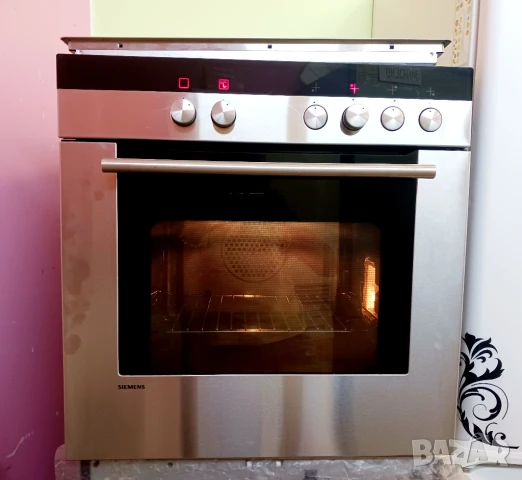 Печка за вграждане с керамичен плот  SIEMENS, снимка 3 - Печки, фурни - 51377701