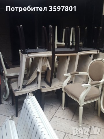 Столове с висока облегалка, снимка 2 - Столове - 39170221