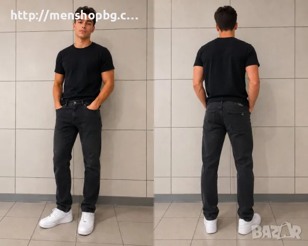 Мъжки дънки графит , снимка 2 - Дънки - 55845961