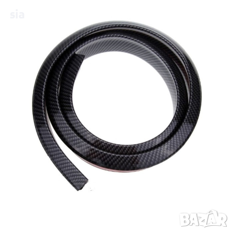 Лип спойлер универсален, 155см, карбонов цвят, снимка 4 - Аксесоари и консумативи - 35990838